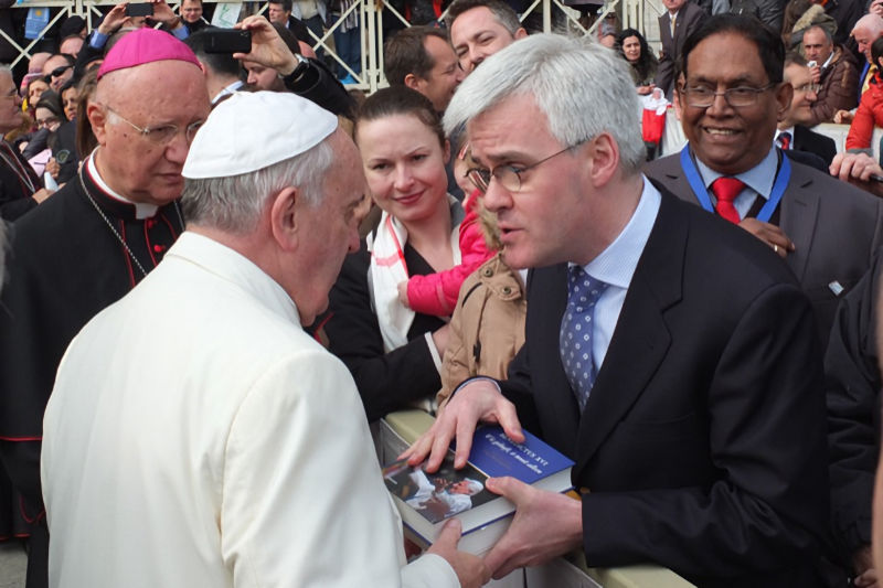 Paus Franciscus en Tom Zwaenepoel