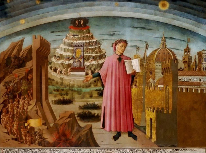 Dante en zijn Divina Commedia (1465)