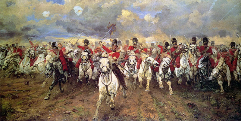 The Battle of Waterloo (Elisabeth 
			Butler)