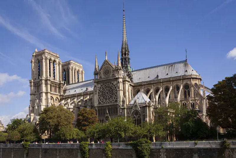 Notre Dame vóór de brand