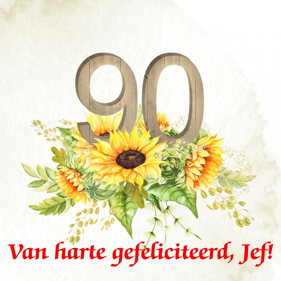 Happy 90, Jef!