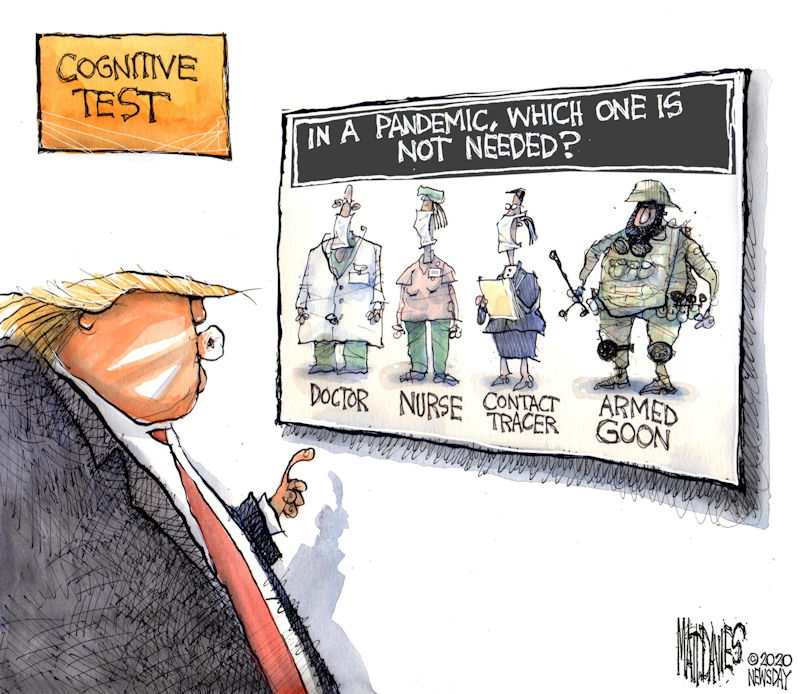 Een cognitieve test voor Trump